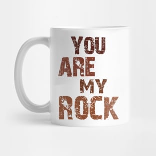 Wilson You are My Rock White mug Alternate Design Mug